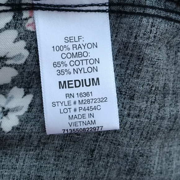 NWOT "Joe B" 1pc. rayon top & bottom - Picture 9 of 10